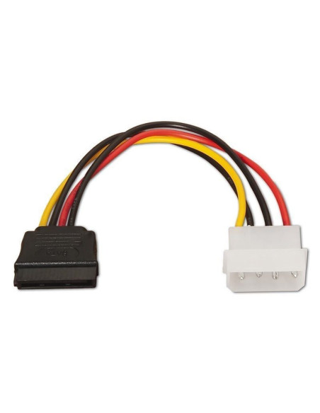 Cable alimentación sata aisens a131-0158/ molex 4 pin macho - sata hembra/ hasta 54w/ 16cm