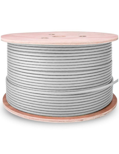 Bobina de cable rj45 awg23 utp aisens a135-0750 cat.6/ 305m/ gris
