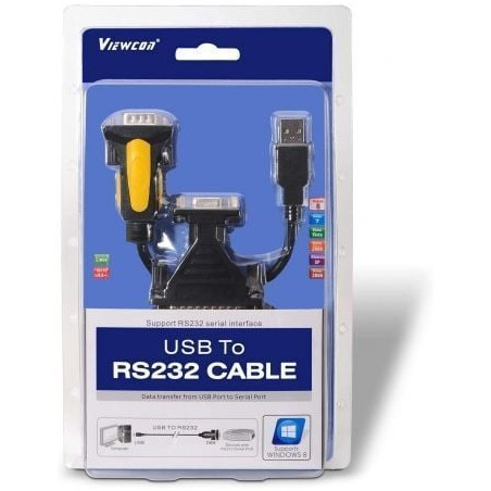 Cable conversor impresora aisens a104-0039/ usb macho - db9 macho/ 1.8m/ negro