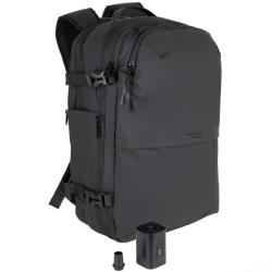 Mochila TooQ TQBP-V101-BK/ Capacidad 30-55L/ Negra/ Incluye Bomba de Aire