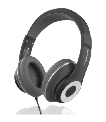 Auriculares verbatim trusound/ con micrófono/ usb tipo-c/ negros