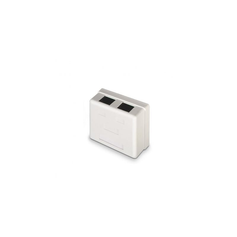 Roseta de superficie aisens a139-0302/ cat.6/ 2 tomas