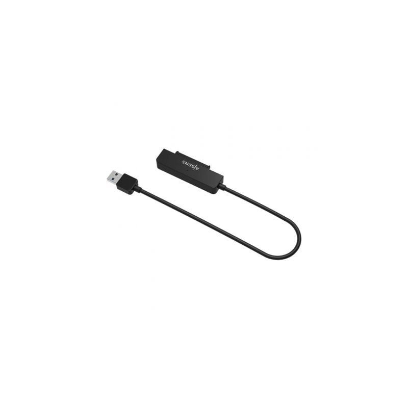 Adaptador para discos duros 2.5' aisens ase-25a03b/ usb macho - sata