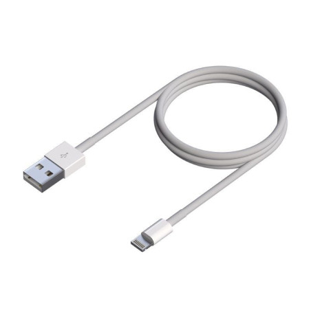 Cable usb 2.0 lightning aisens a102-0542/ usb macho - lightning macho/ 50cm/ blanco