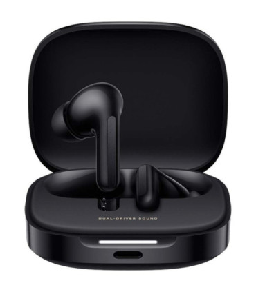Auriculares bluetooth xiaomi redmi buds 6 con estuche de carga/ autonomía 10h/ negros