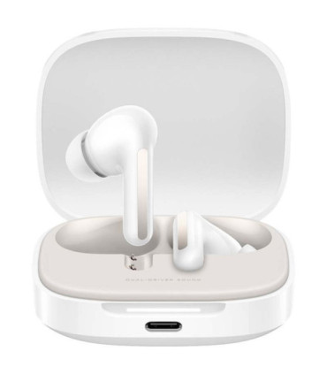 Auriculares bluetooth xiaomi redmi buds 6 con estuche de carga/ autonomía 10h/ blancos