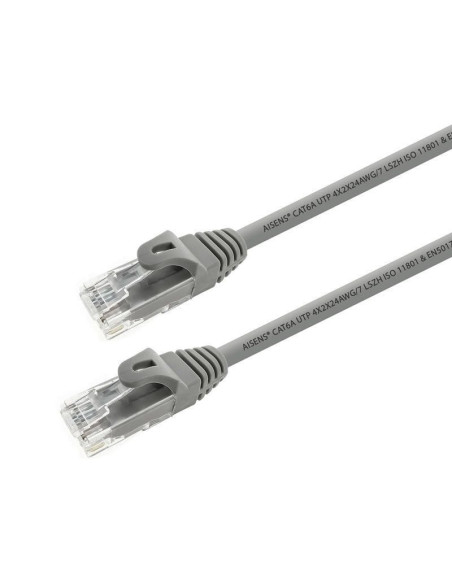 Cable de red rj45 utp aisens a145-0331 cat.6a/ 15m/ gris