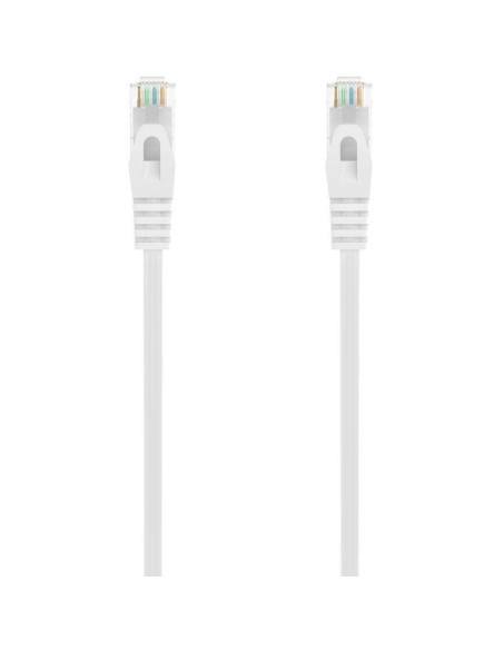 Cable de red rj45 awg24 utp aisens a145-0591 cat.6a/ lszh/ 25cm/ blanco
