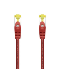 Cable de red rj45 sftp aisens a146-0469 cat.7/ 50cm/ rojo