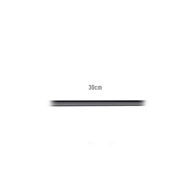 Cable estéreo aisens a128-0141/ jack 3.5 macho - jack 3.5 macho/ hasta 0.1w/ 30cm/ negro