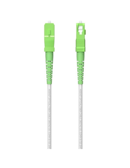 Cable de fibra óptica g657a2 3.0 9/125 smf aisens a152-0617/ lszh/ 100m/ blanco