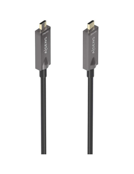 Cable usb 3.1 tipo-c aisens a157-0882/ usb tipo-c macho - usb tipo-c macho/ hasta 60w/ 10gbps/ 10m/ negro