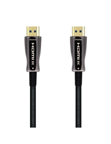 Cable hdmi 2.1 aoc 8k aisens a153-0522/ hdmi macho - hdmi macho/ 60m/ negro