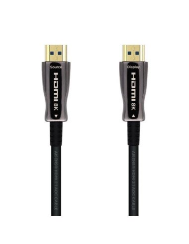 Cable hdmi 2.1 aoc 8k aisens a153-0524/ hdmi macho - hdmi macho/ 100m/ negro