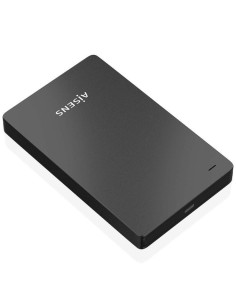Caja externa para disco duro de 2.5' aisens ase-2542b/ usb 3.1/ sin tornillos
