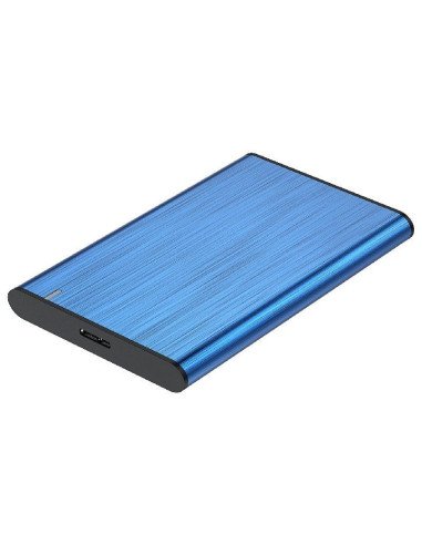 Caja externa para disco duro de 2.5' aisens ase-2525blu/ usb 3.1/ sin tornillos