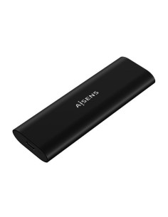 Caja externa para disco ssd m.2 sata/nvme aisens asm2-014b/ usb 3.2/ sin tornillos