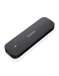 Caja externa para disco ssd m.2 nvme aisens asm2-024b/ usb 3.2/ sin tornillos