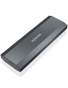Caja externa para disco ssd m.2 nvme aisens asm2-029gr/ usb 3.2/ sin tornillos