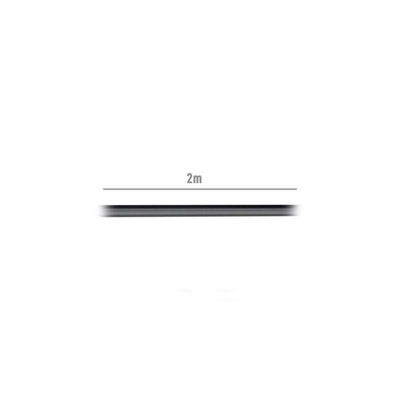 Cable de teléfono rj11 6p4c aisens a143-0319/ 2m/ negro