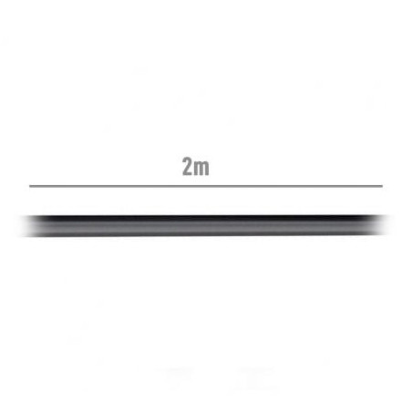 Cable de teléfono rj11 6p4c aisens a143-0319/ 2m/ negro