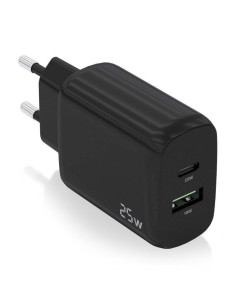 Cargador de pared aisens a110-0759/ 1xusb tipo-c/ 1xusb/ 25w