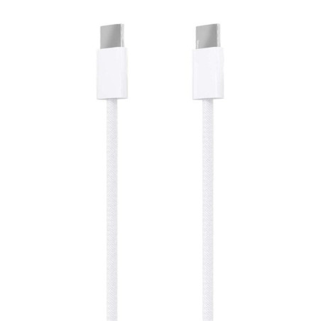 Cable usb 2.0 tipo-c aisens a107-0856/ usb tipo-c macho - usb tipo-c macho/ hasta 60w/ 480mbps/ 2m/ blanco