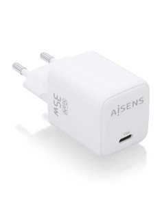 Cargador gan de pared aisens asch-35w1p016-w/ 1xusb tipo-c/ 35w