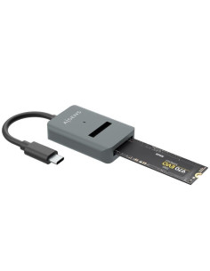 Dock usb tipo-c para ssd m2 sata/nvme aisens asuc-m2d012-gr/ gris