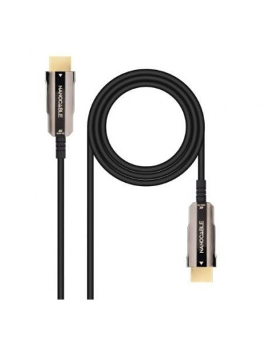 Cable hdmi 2.0 4k nanocable 10.15.2010/ hdmi macho - hdmi macho/ 10m/ negro