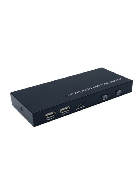Conmutador kvm hdmi aisens a111-0400/ 2pc con 1 sólo teclado y ratón