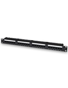 Patch panel aisens a141-0509/ 24 puertos/ cat.6/ altura 1u/ gestión de cables