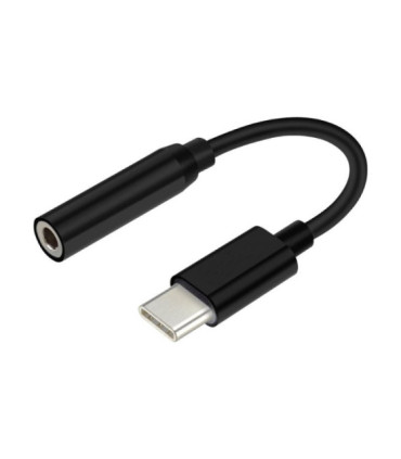 Conversor jack 384 khz aisens a109-0348/ usb tipo-c macho - jack 3.5 hembra