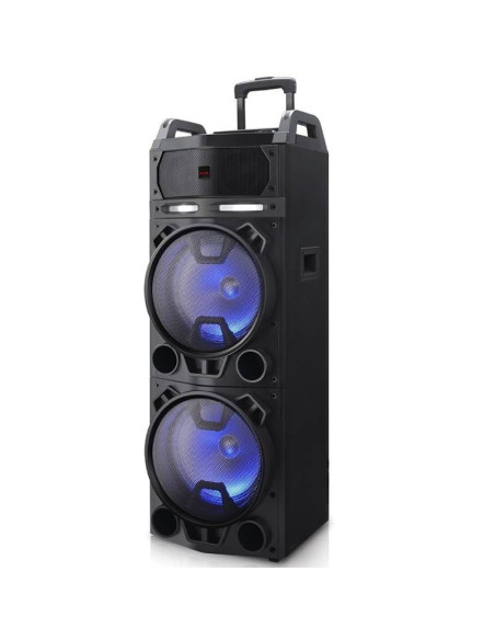 Altavoz portable con bluetooth aiwa kbtus-900/ 800w/ incluye 2 micrófonos