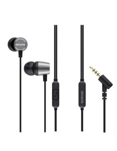 Auriculares intrauditivos aiwa estm-30sl/ con micrófono/ jack 3.5/ plateados