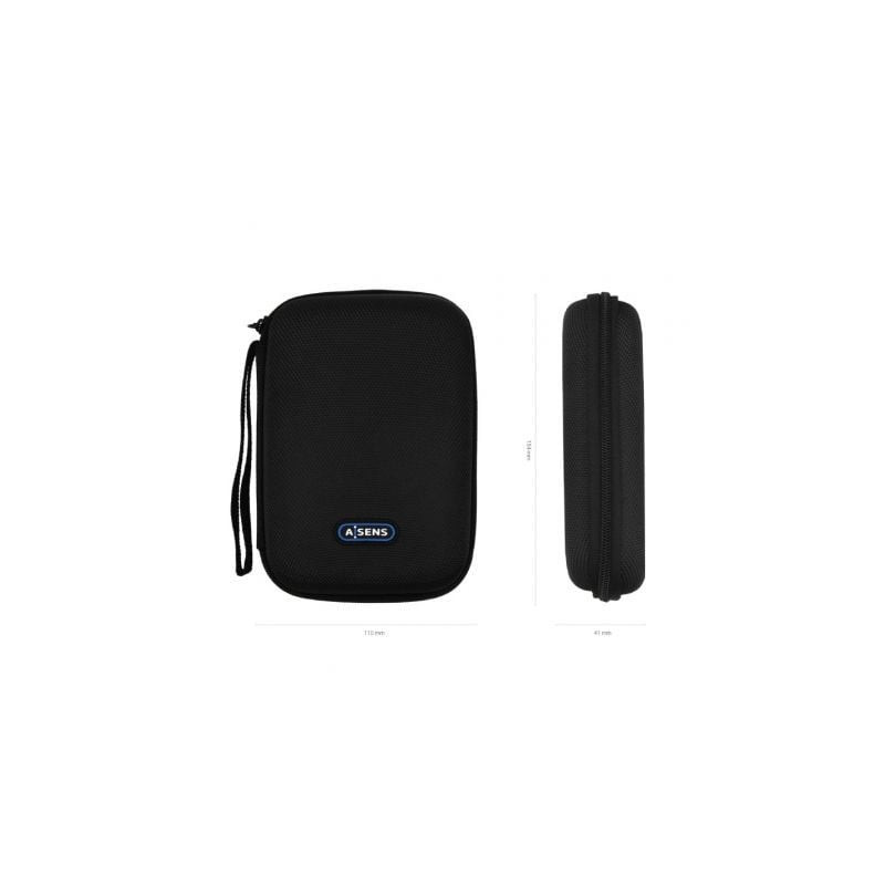 Funda para disco externo de 2.5' aisens asbg-003-bk/ negra