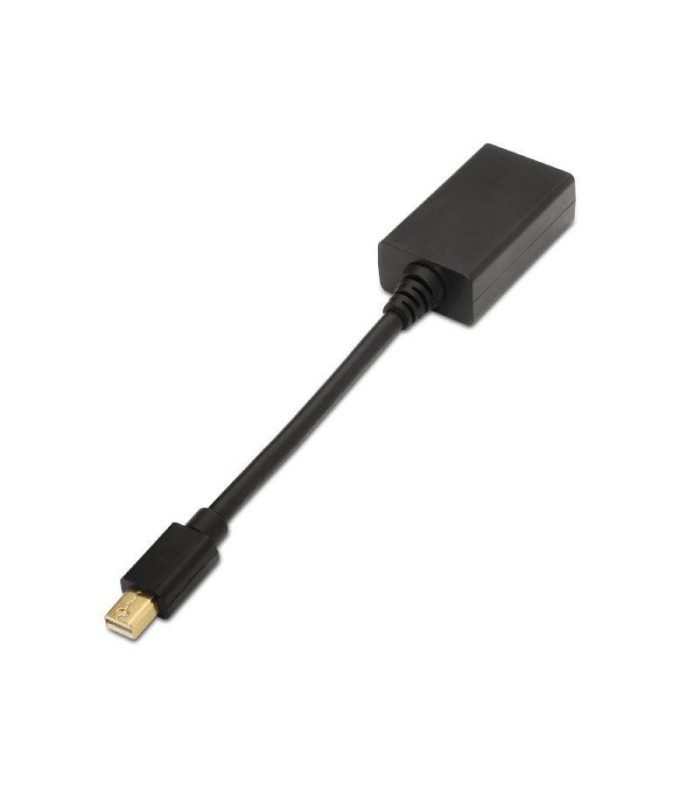 Conversor aisens a125-0137/ mini displayport macho - hdmi hembra/ 15cm/ negro