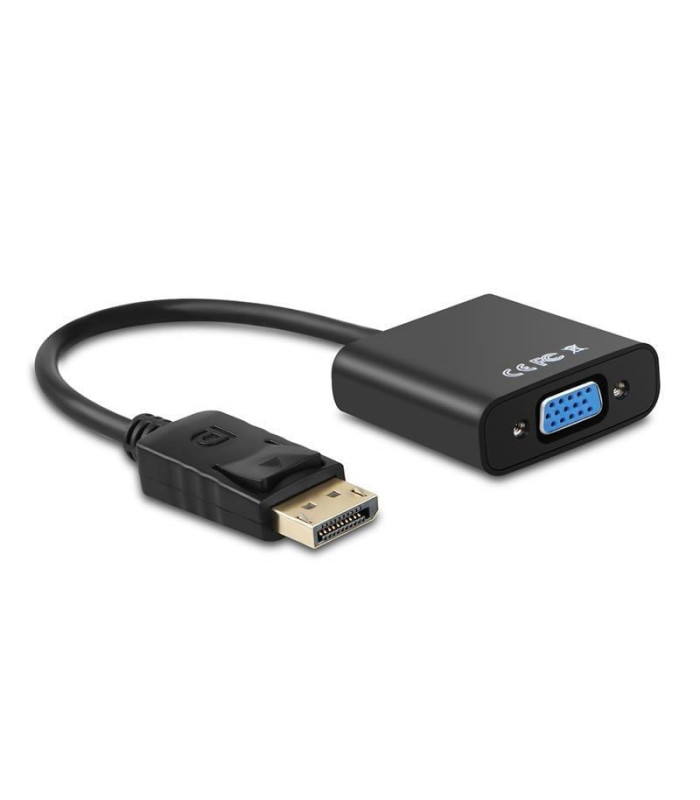 Conversor aisens a125-0367/ displayport macho - vga hembra/ 15cm/ negro