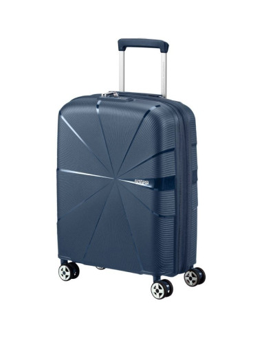 Maleta de cabina american tourister starvibe spinner 55cm/ 55x40x20cm/ 4 ruedas/ azul marino