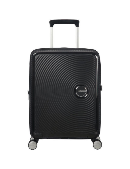 Maleta de cabina american tourister soundbox spinner 55cm/ 55x40x20cm/ 4 ruedas/ negra