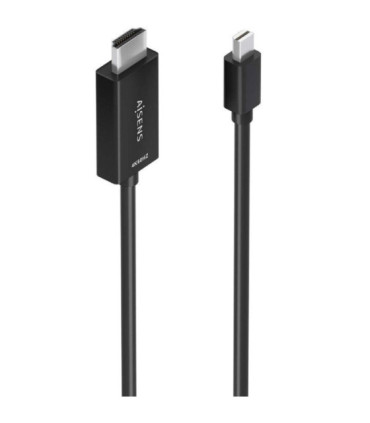 Cable conversor aisens a125-0887/ mini displayport macho - hdmi 4k macho/ 1.5m/ negro