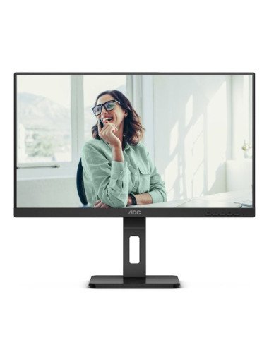 Monitor profesional aoc 24p3cv 23.8'/ full hd/ multimedia/ regulable en altura/ negro