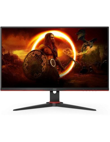 Monitor gaming aoc q27g2e/bk 27'/ qhd/ 1ms/ 144hz/ va/ negro y rojo