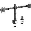 Soporte de Mesa para 2 Monitores Aisens DT35TSR-359/ Giratorio/ Inclinable/ hasta 20kg