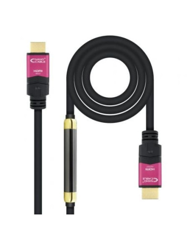 Cable hdmi nanocable 10.15.3730/ hdmi macho - hdmi macho/ 30m/ negro