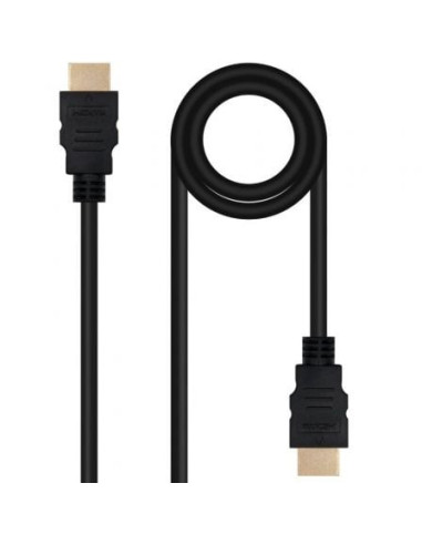 Cable hdmi 2.0 4k nanocable 10.15.3800/ hdmi macho - hdmi macho/ 50cm/ negro