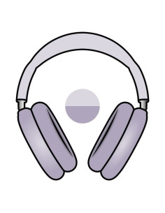 Auriculares bluetooth apple airpods max usb-c/ purpura