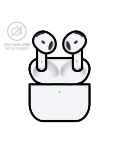 Auriculares bluetooth apple airpods v4 4a generacion/ cancelacion de ruido
