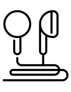Auriculares earpods de apple con mando y micrófono v2