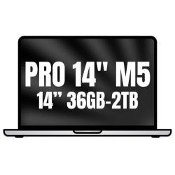 Apple Macbook Pro 14'/ M5 Max 36-Core CPU/ 36GB/ 2TB SSD/ 32-Core GPU/ Plata